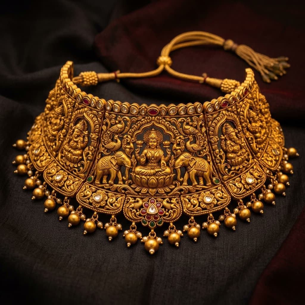 Antique Gold Choker