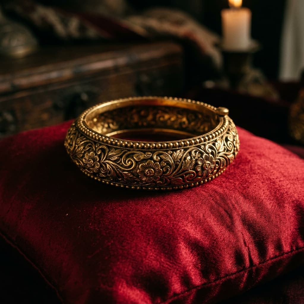 Gold Kada Bangle